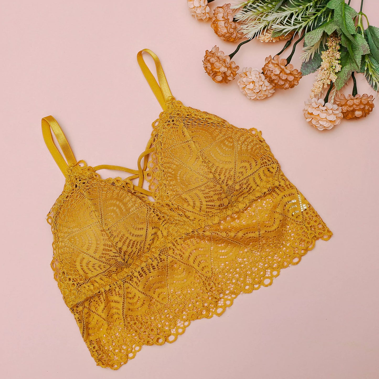 Net free size padded bra Buy 1, Get 2 Free