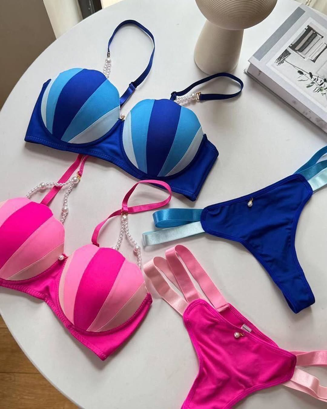 Ice Cream inspired Pushup Bra Set