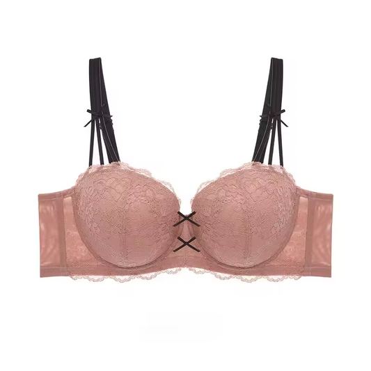 Half Cup Lace Push-Up Bra