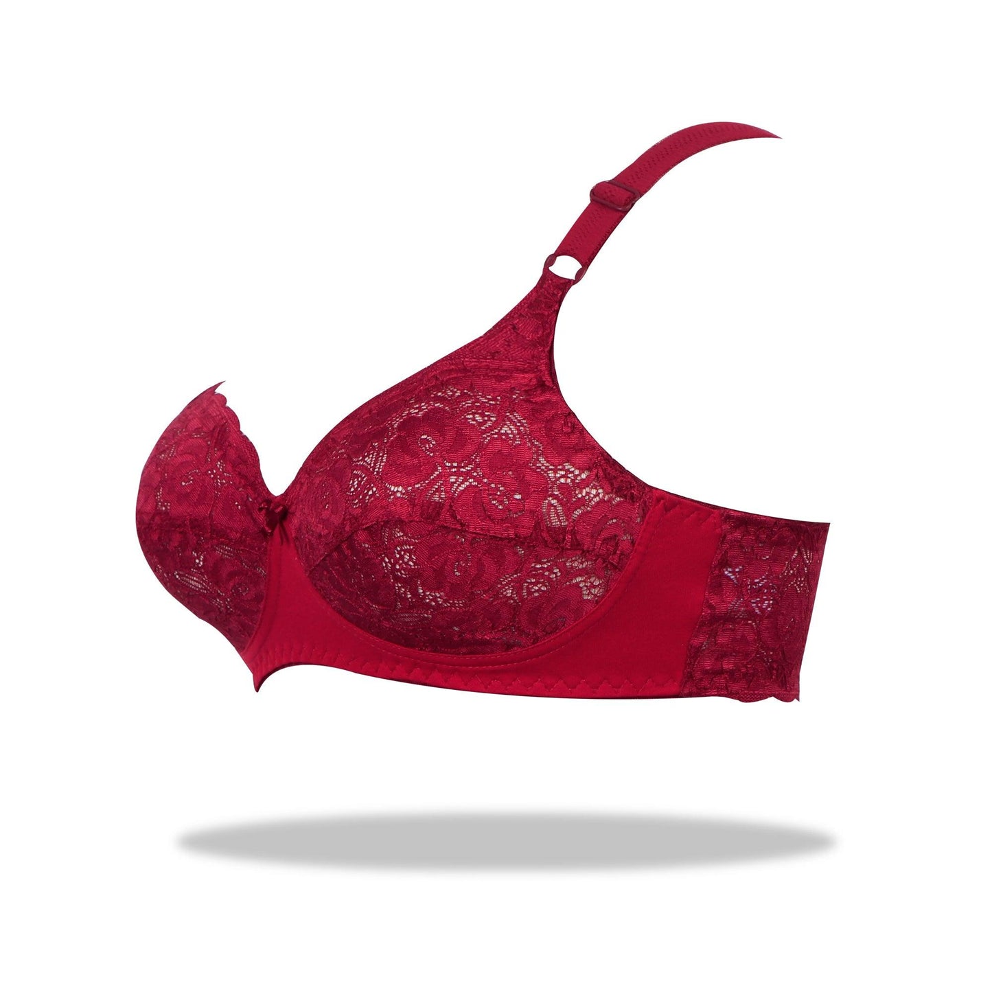 Maroon Marvel Lace Bra — Buy 1, Get 1 Free