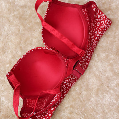 Dotted print padded bra set  Buy 1, Get 1 Free