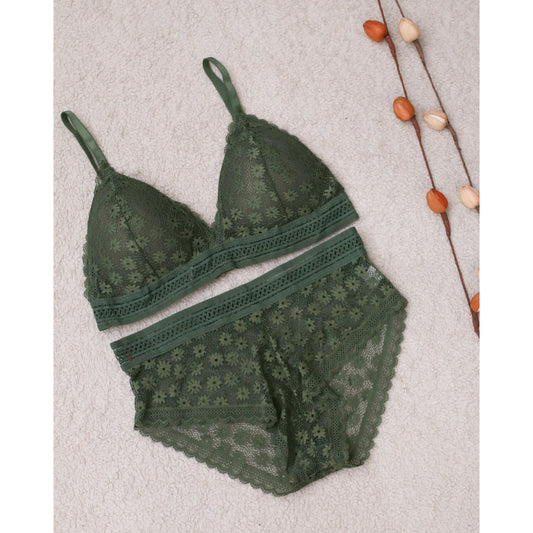 V Shape Net Bra Set Buy 1, Get 1 Free
