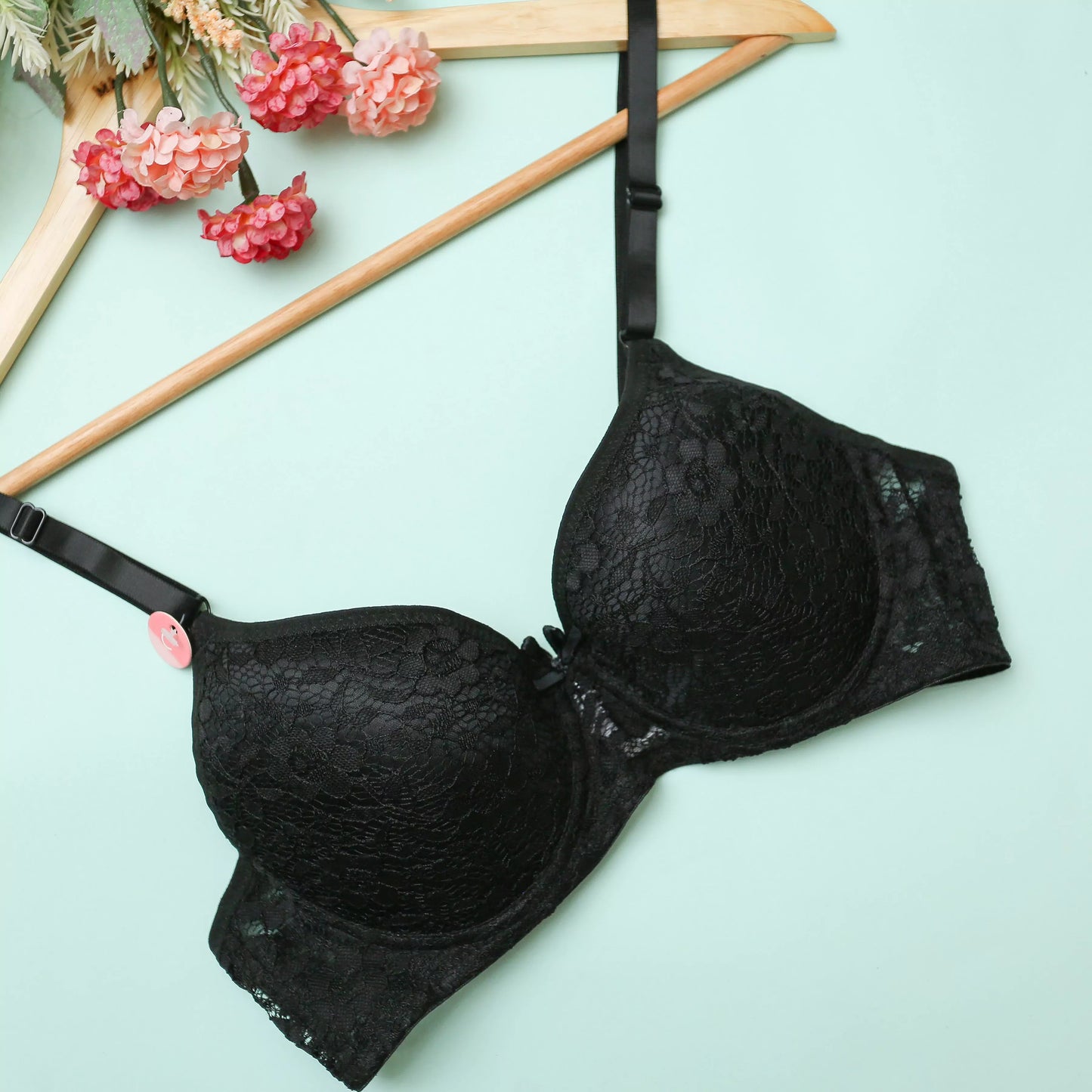 MAYLA V-shape Net padded bra  Buy 1, Get 2 Free