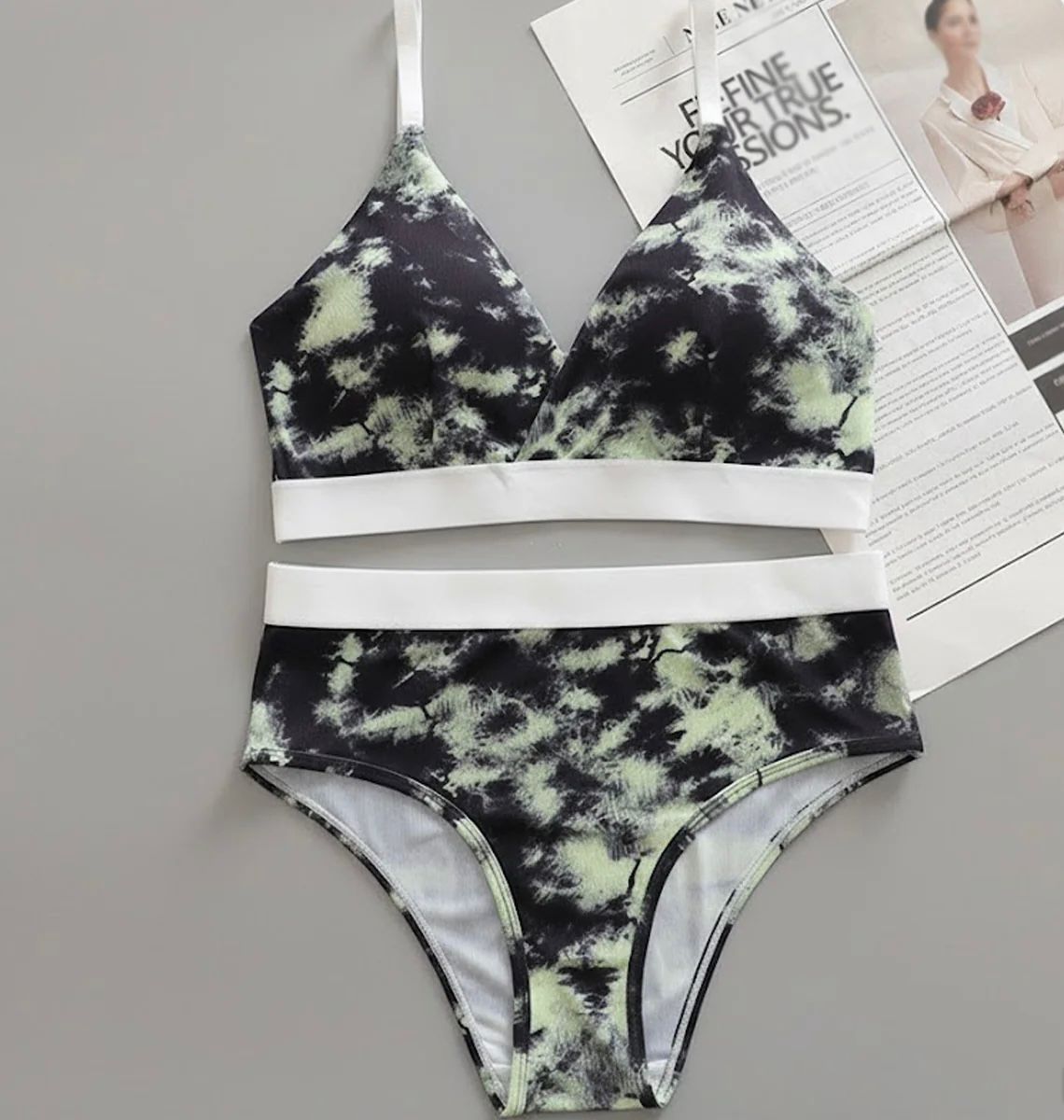 Tie-Dye Comfort Wireless Bra & Panty Set