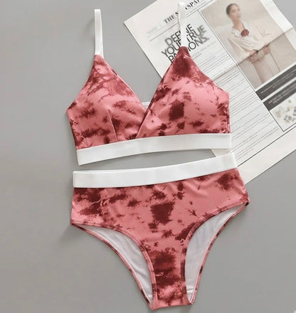Tie-Dye Comfort Wireless Bra & Panty Set