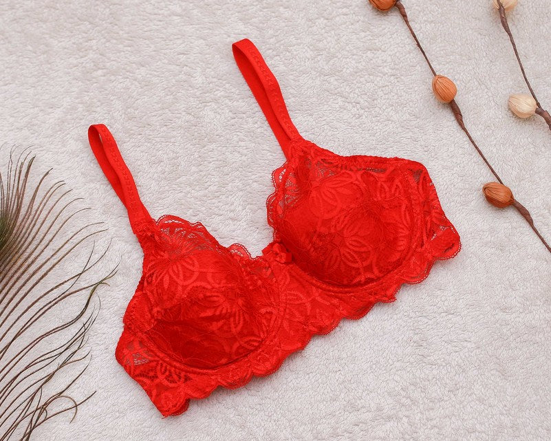 Galaxy soft pad C cup net bra  Buy 1, Get 2 Free