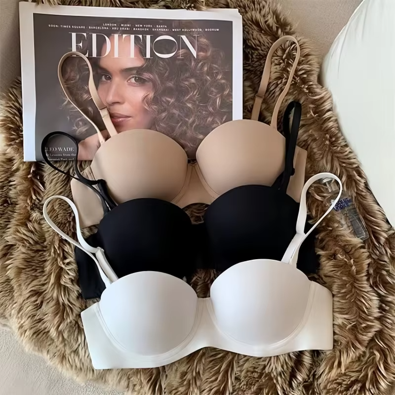 Seamless 1/2 Cup Push-Up Bra ( PACK OF 3)