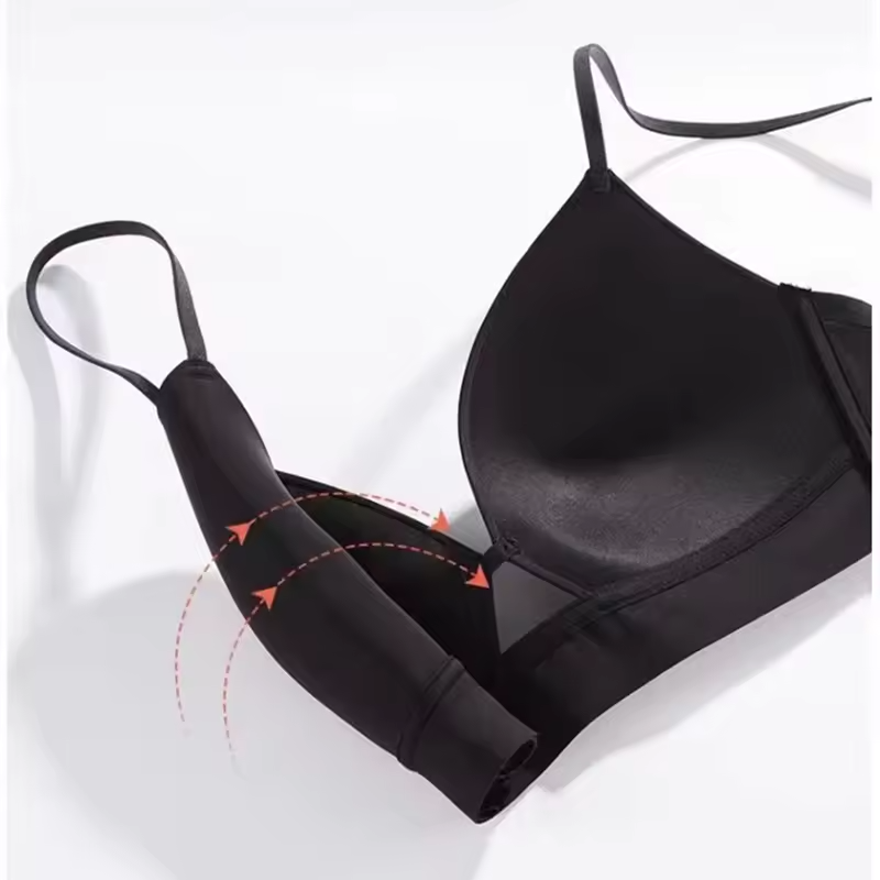 Thin Wire-Free Micro-Gathering Bra ( PACK OF 3)