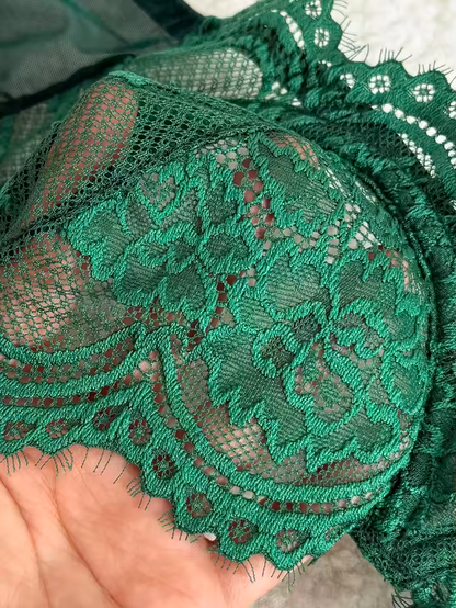 Dark Green Lace 2-Piece Set ( PACK OF 3)