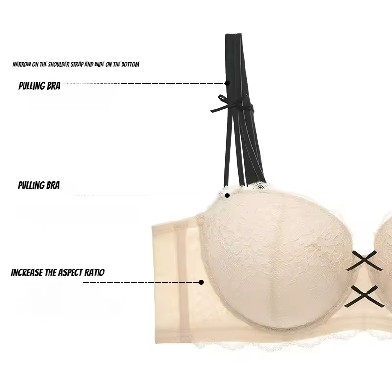 Half Cup Lace Push-Up Bra ( PACK OF 3)