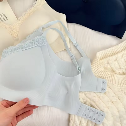 Lace V-Neck Wireless Bra ( PACK OF 3)