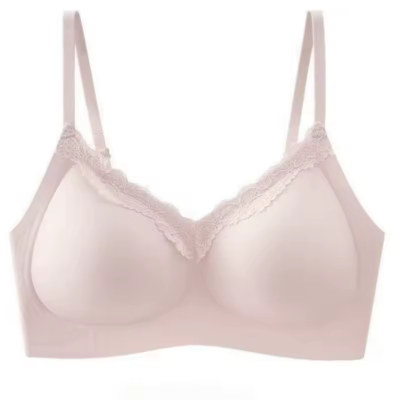 Lace V-Neck Wireless Bra ( PACK OF 3)