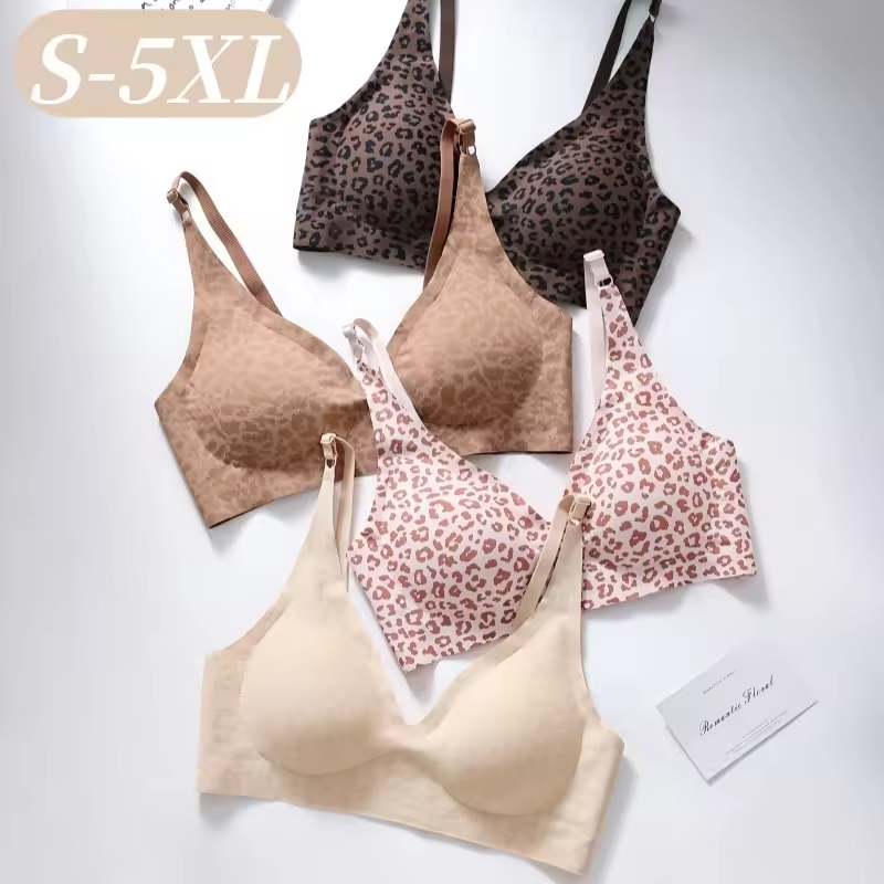 No-Show Seamless V-Neck Bra ( PACK OF 3)