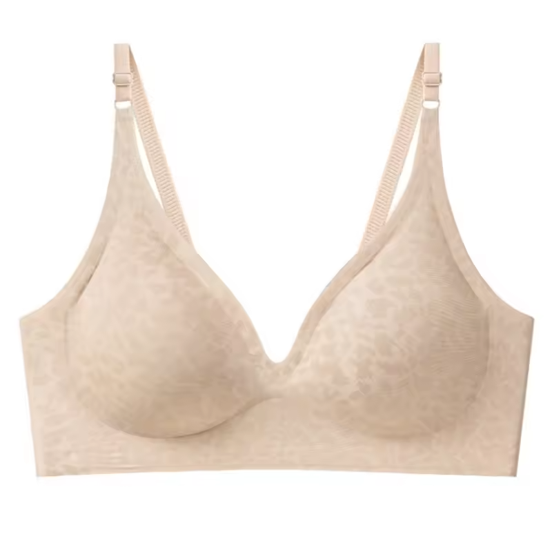 No-Show Seamless V-Neck Bra ( PACK OF 3)
