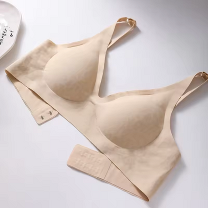No-Show Seamless V-Neck Bra ( PACK OF 3)