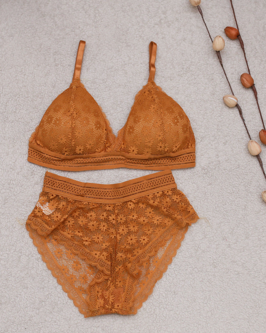 V Shape Net Bra Set Buy 1, Get 1 Free