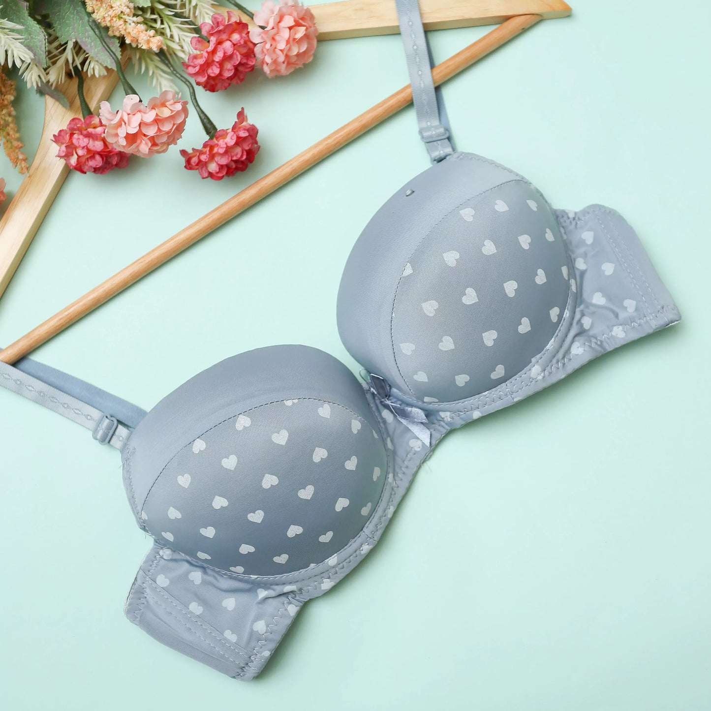 Dotted Padded Bra — Buy 1, Get 2 Free