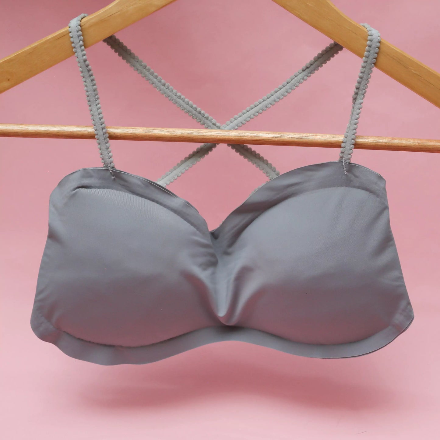 Plain Back Cross Bra — Buy 1, Get 2 Free