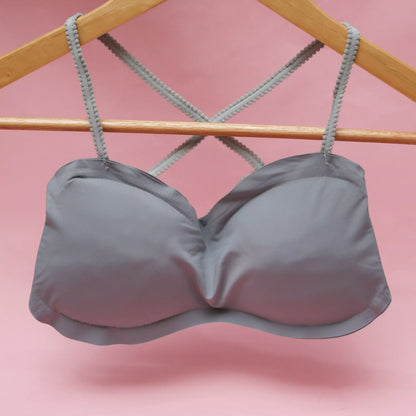 Plain Back Cross Bra — Buy 1, Get 2 Free