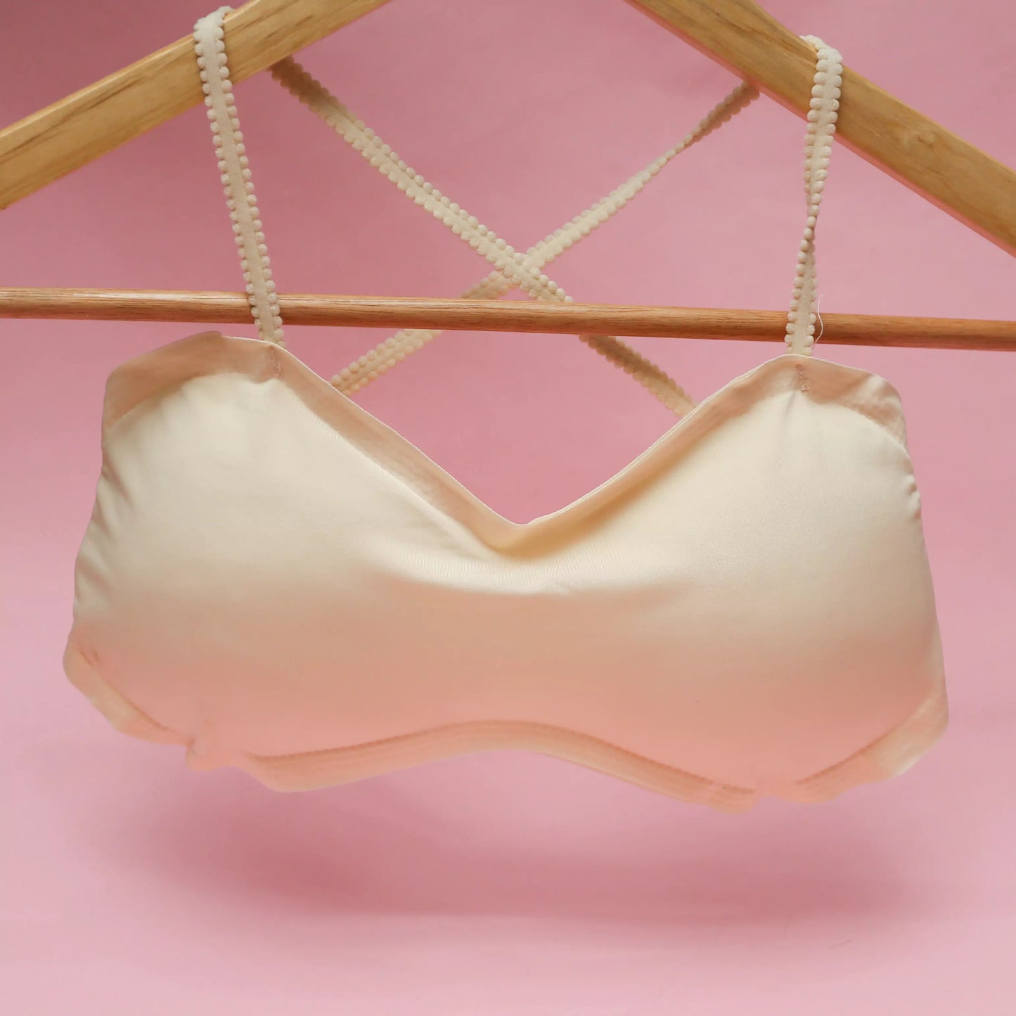 Plain Back Cross Bra — Buy 1, Get 2 Free